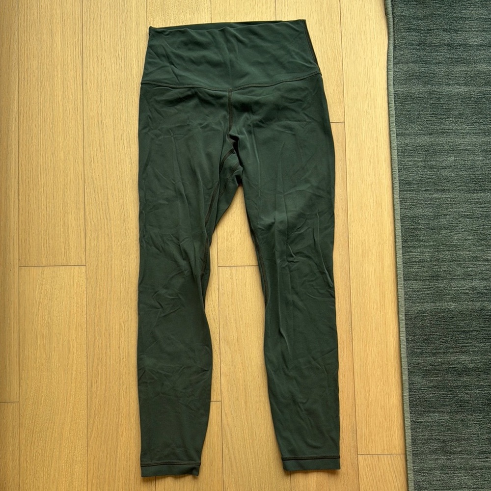 Lululemon Athletica Green High Waist Leggings